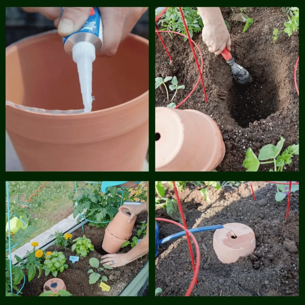 DIY Olla pots , explaining how to do steps